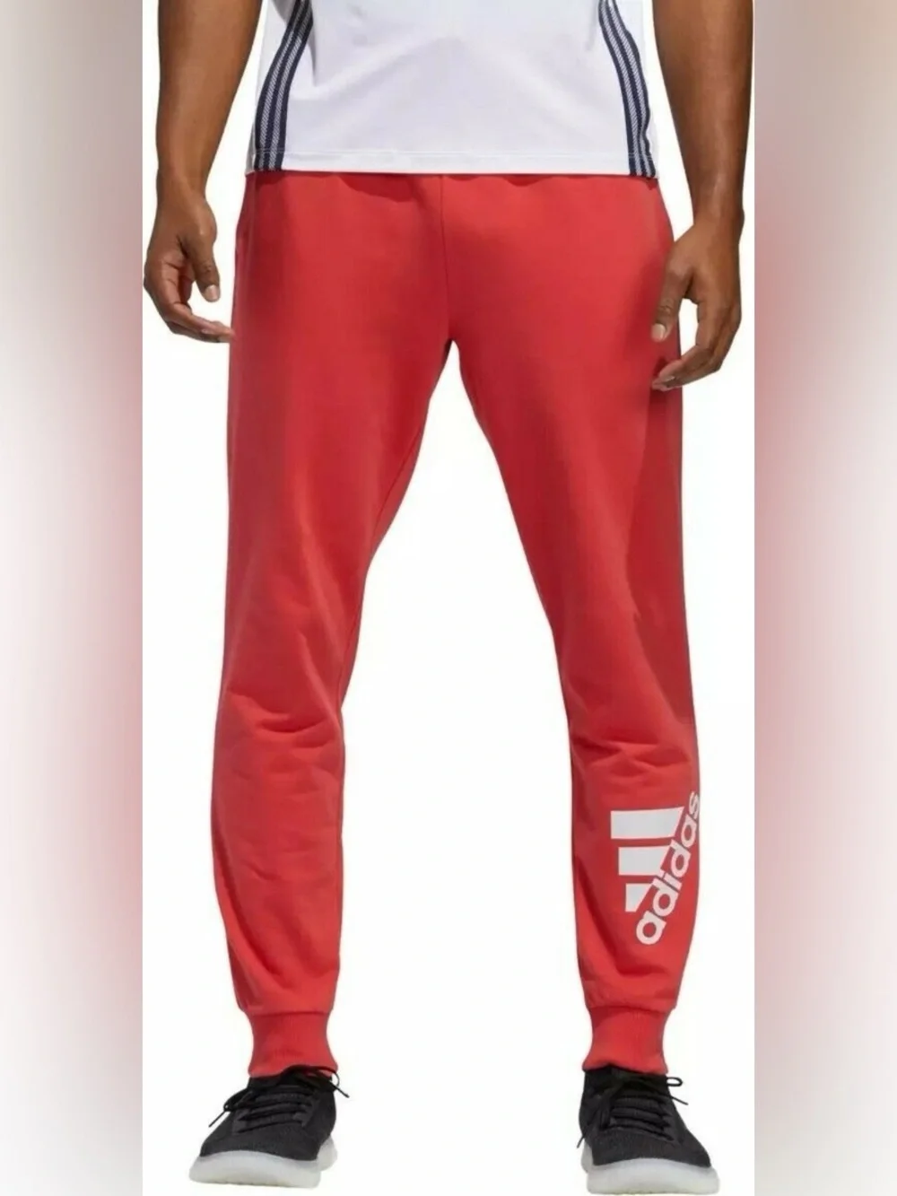 adidas Post Game Light Terry Joggers Men’s Medium Athletic Sweatpants Like New